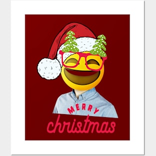 Funny Christmas man Posters and Art